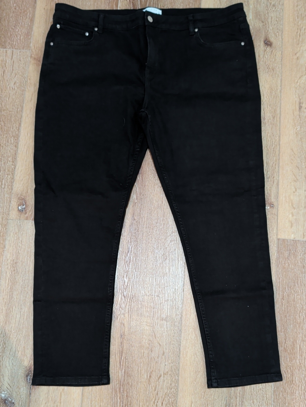 ASOS Design Skinny Stretch Denim - Black, Size 42x30